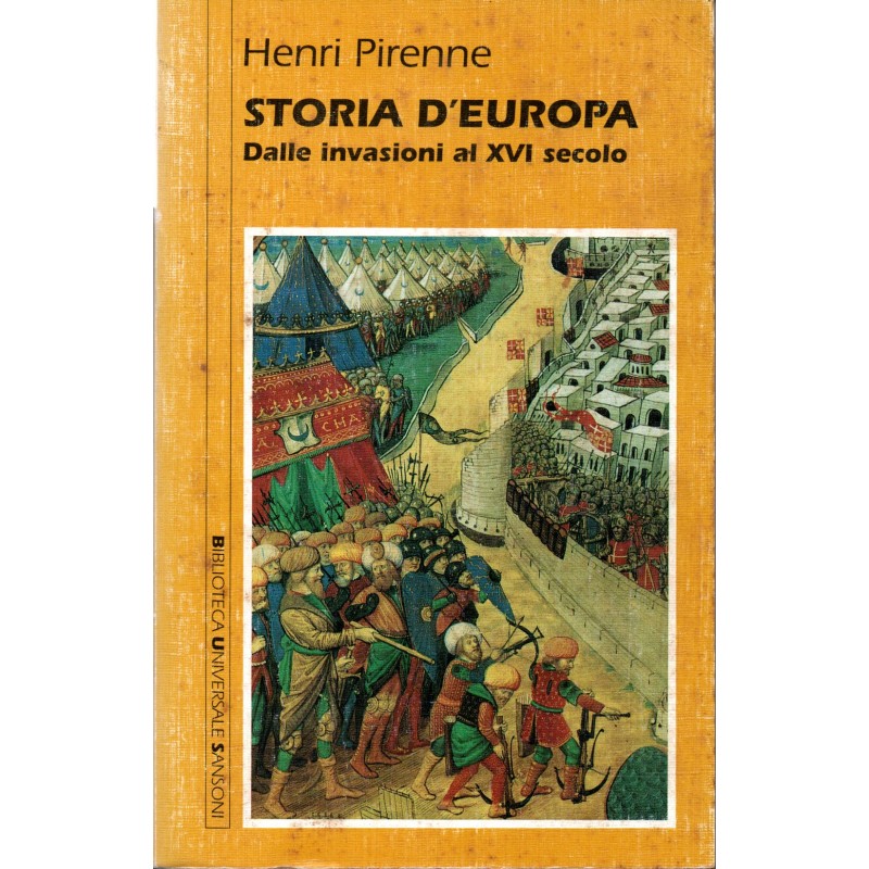 Storia d'Europa dalle invasioni al XVI secolo