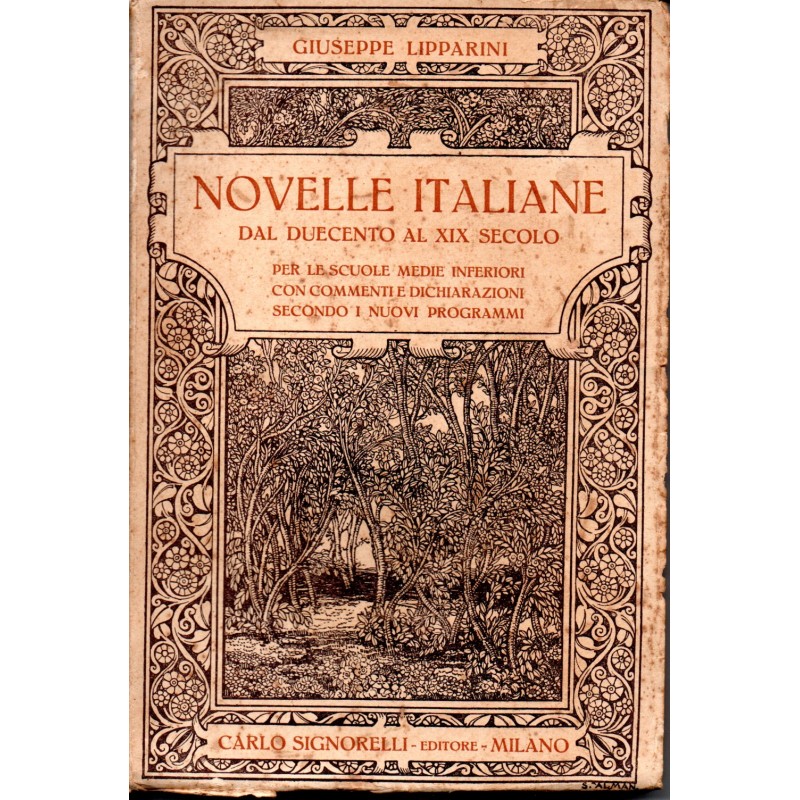 Novelle Italiane dal duecento al XIX secolo