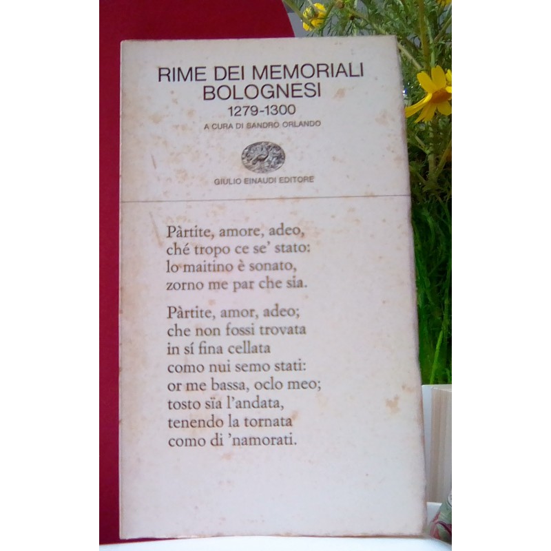 Rime dei memoriali bolognesi
