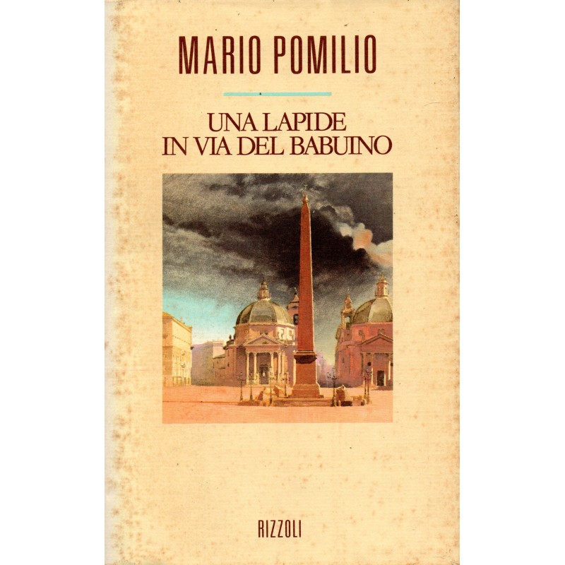 Una lapide in via del Babuino