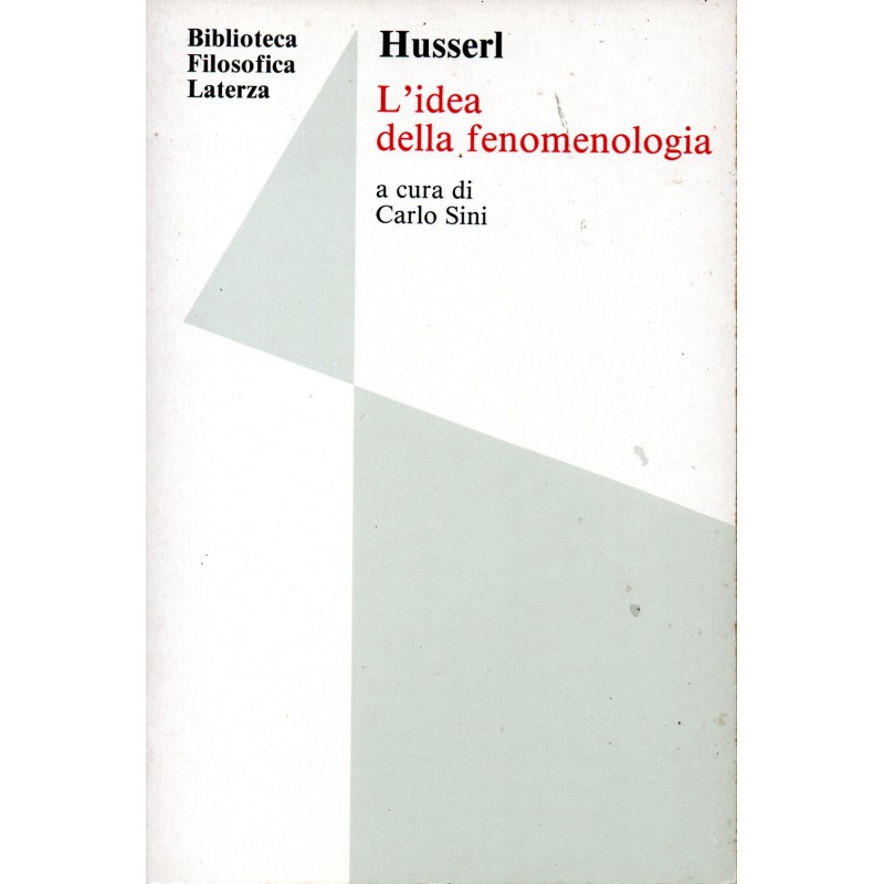L'idea della fenomenologia