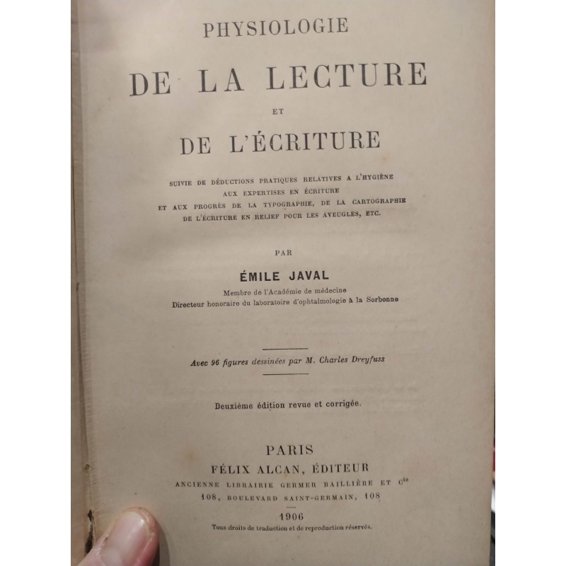 Physiologie de la lecture et de l'écriture