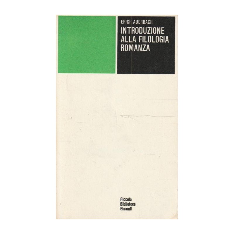 Introduzione alla filologia romanza