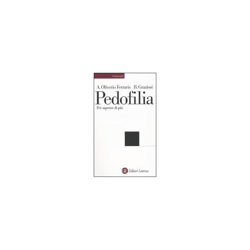 Pedofilia. Per saperne di più