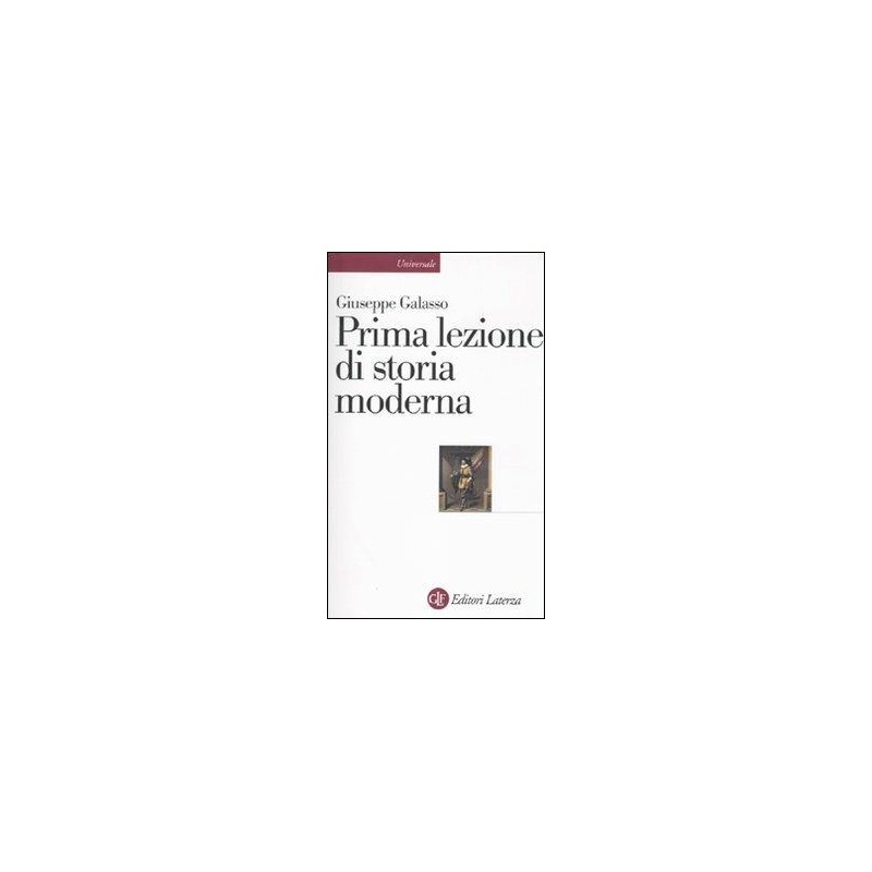 Prima lezione di storia moderna