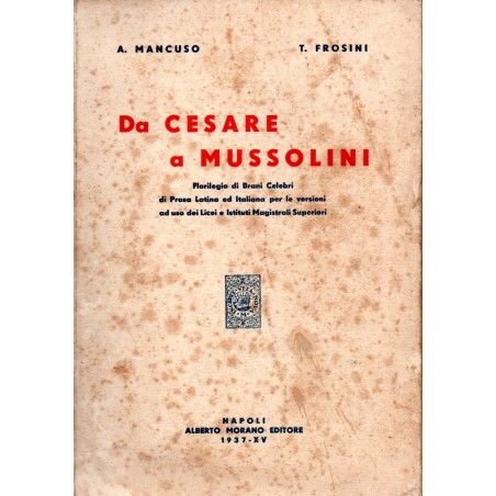 Da Cesare a Mussolini