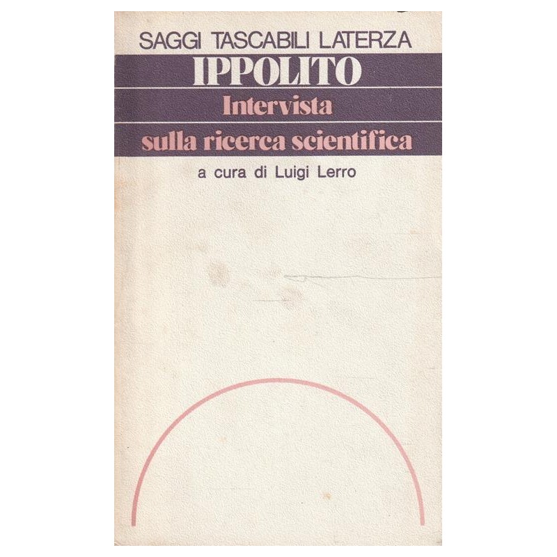 Intervista sulla ricerca scientifica di Ippolito