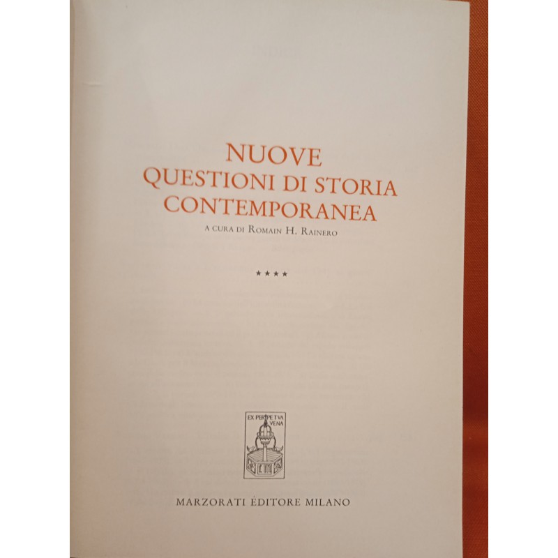 Nuove questioni di storia contemporanea vol. 4