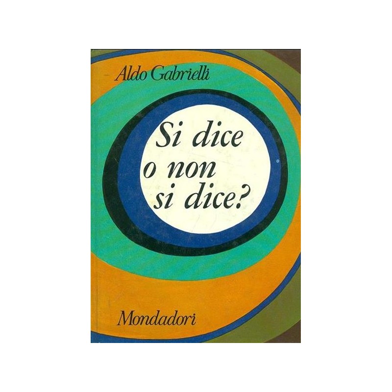 Si dice o non si dice?