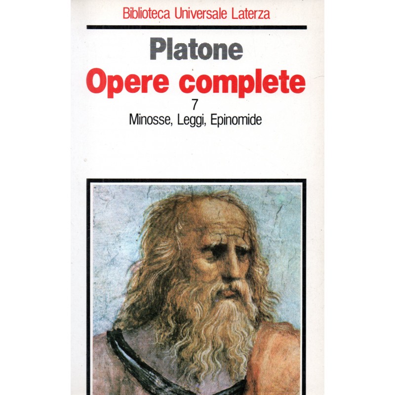 Opere complete 7: Minosse, Leggi, Epinomide
