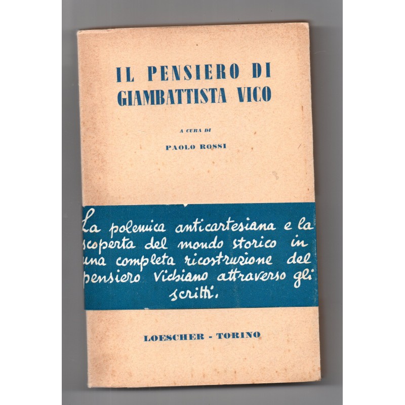 Il pensiero di Giambattista Vico