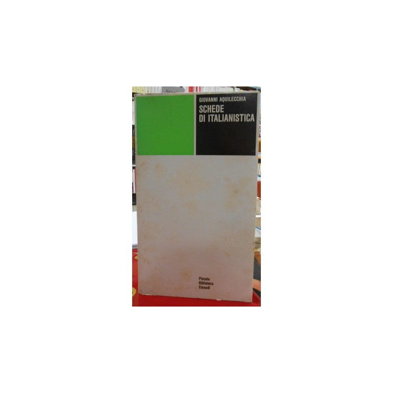 Schede di italianistica