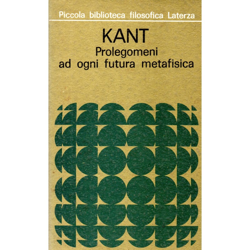 Prolegomeni a ogni futura metafisica